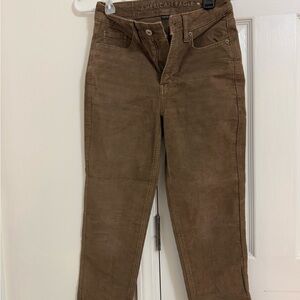 American Eagle Brown Corduroy Pants